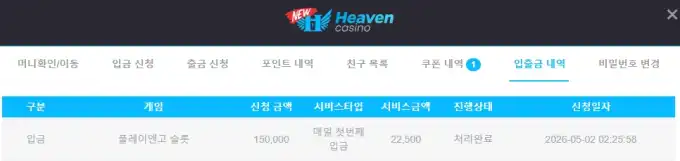 플레이어와 슬롯 슬롯 당첨내역 이미지 슬롯머신후기 온라인슬롯추천 당첨금 22,500